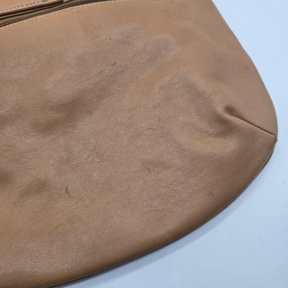 Vintage Guess Shoulder Bag Camel Faux Leather Y2K Ring Hobo Purse - Picture 8 of 11